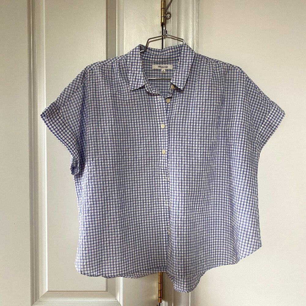 Madewell Linen Button Down - Picture 1 of 7